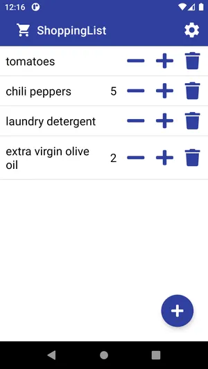 ShoppingList